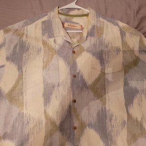 MEN'S TOMMY BAHAMA 100% SILK SHIRT XXL/2XL